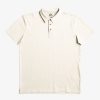 Mens Quiksilver Shirts & Polos | Sunset Cruise Short Sleeve Polo Shirt Light Grey Heather