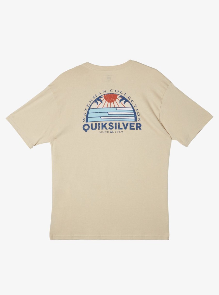 Waterman Quiksilver | Waterman Set View T-Shirt Brown Rice