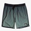 Mens Quiksilver Boardshorts | Omni Scallop 17" Amphibian Boardshorts Laurel Wreath