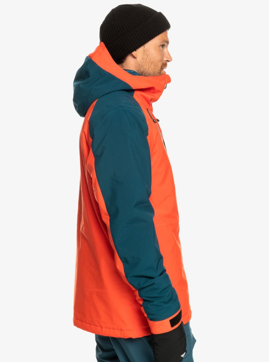 Mens Quiksilver Layers | Mission Technical Snow Jacket Grenadine