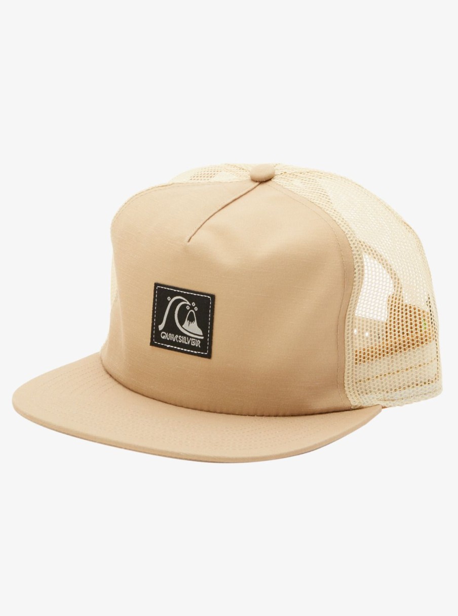 Mens Quiksilver Hats | Plaid Out Snapback Hat Olive Gray