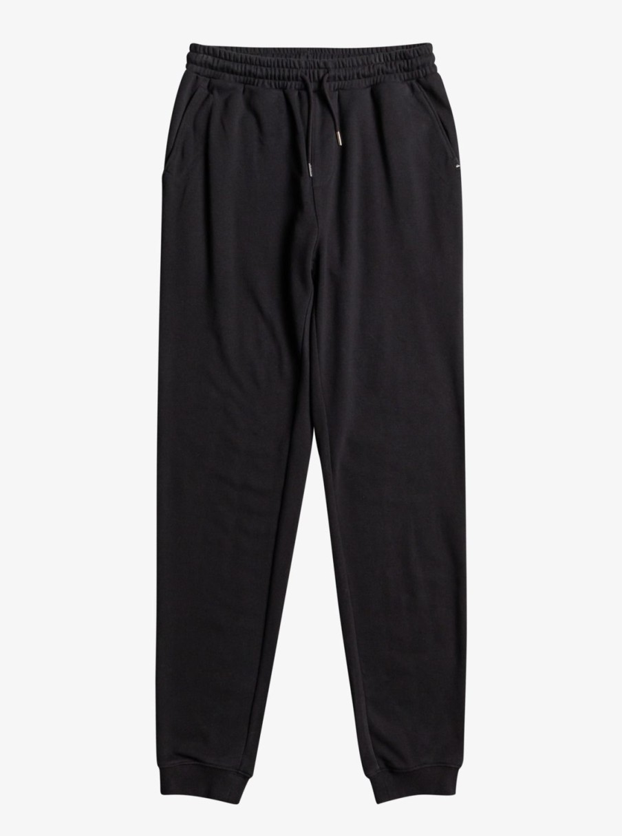 Mens Quiksilver Pants | Essentials Joggers Black