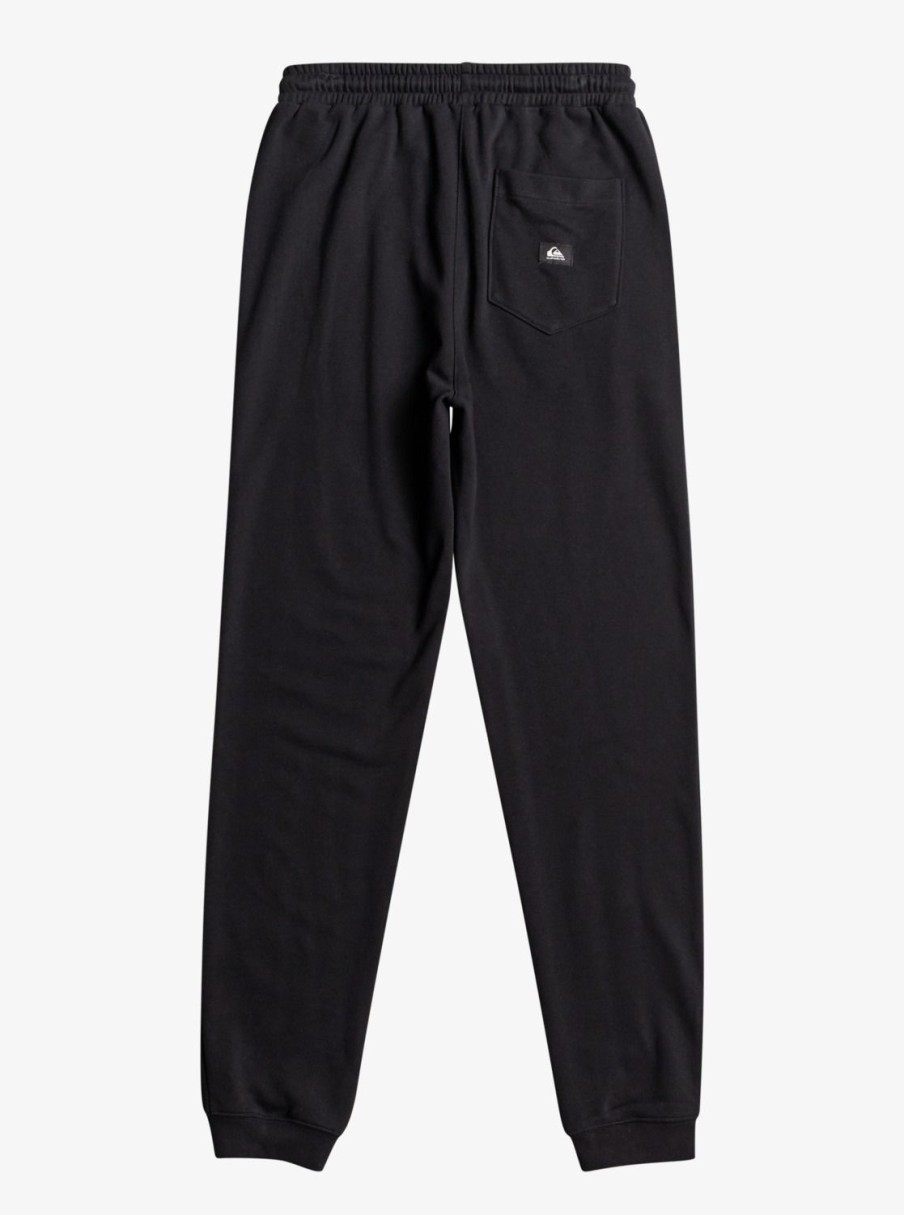 Mens Quiksilver Pants | Essentials Joggers Black