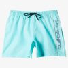 Mens Quiksilver Elastic Waist | Everyday Vert 16" Volleys Blue Radiance