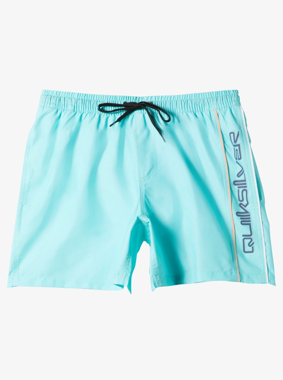 Mens Quiksilver Elastic Waist | Everyday Vert 16" Volleys Blue Radiance