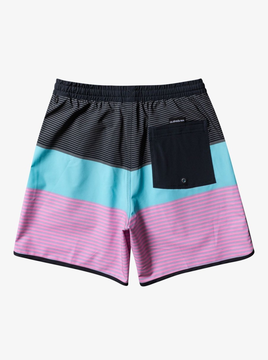 Mens Quiksilver Boardshorts | Surfsilk Tijuana 17" Volleys Black