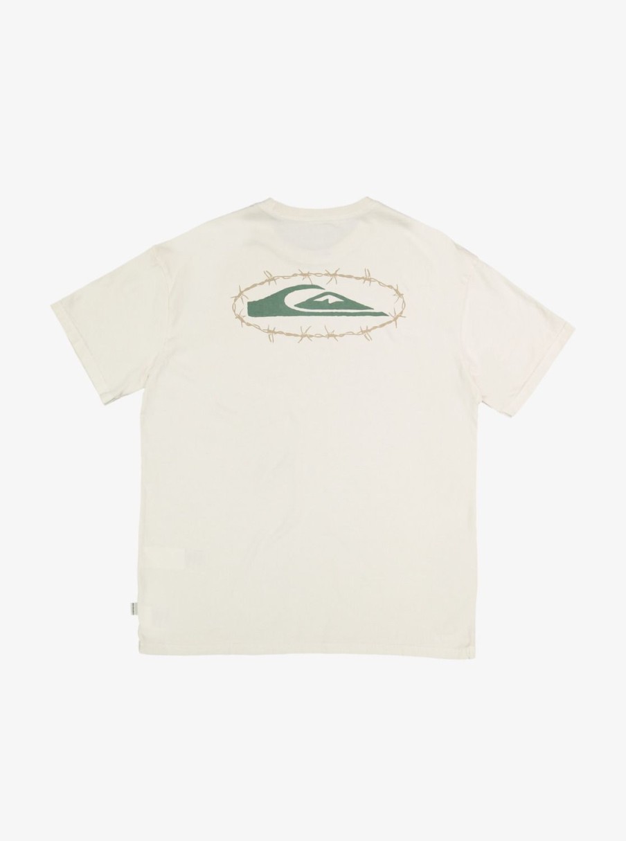 Mens Quiksilver Tees | Mikey T-Shirt Snow White