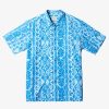 Waterman Quiksilver | Waterman Paradise Day Short Sleeve Shirt Directoire Blue Paradise Bay