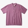 Waterman Quiksilver | Waterman Kings Cliff Short Sleeve Shirt Mellow Mauve Kingscliff