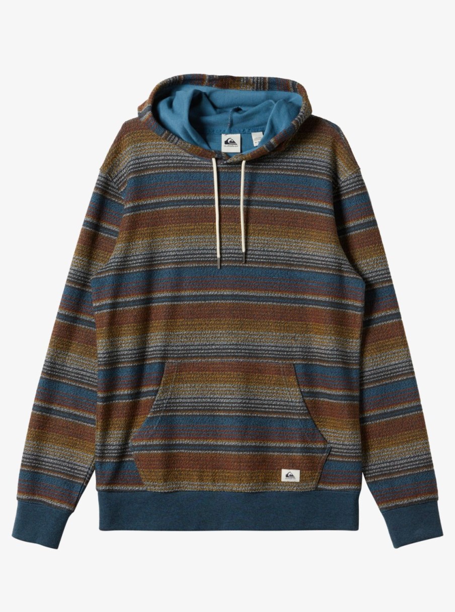 Mens Quiksilver Sweatshirts & Hoodies | Great Otway Hoodie Baked Clay Great Otway