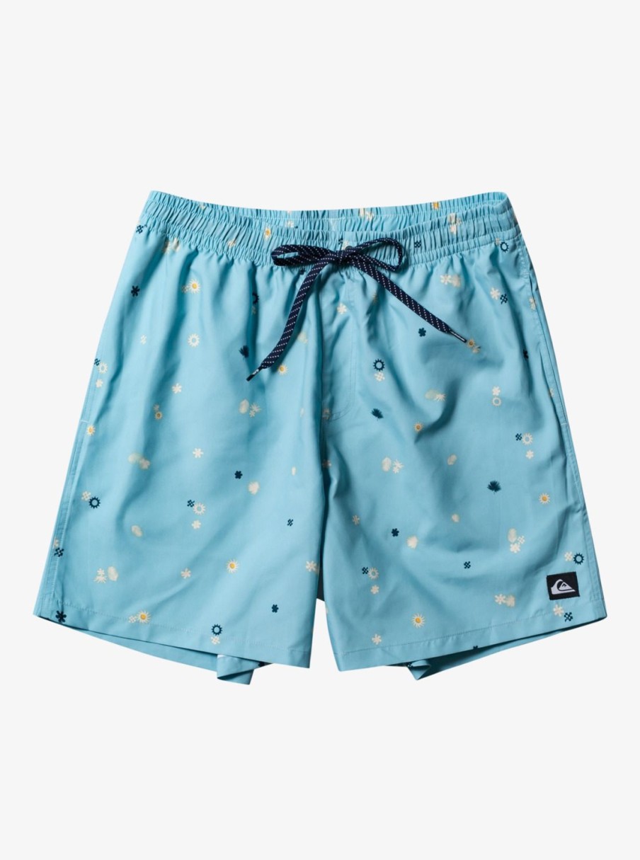 Mens Quiksilver Boardshorts | Everyday Mix 17" Volleys Celestial Blue