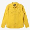 Mens Quiksilver Shirts & Polos | Andy Y Andy Cowboy Shirt Oil Yellow