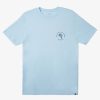 Mens Quiksilver Tees | Fl In The Sunshine T-Shirt Clear Sky