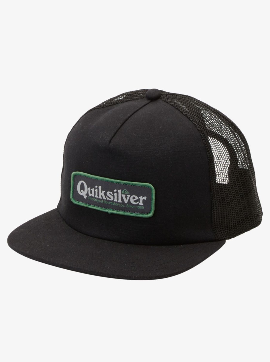 Mens Quiksilver Hats | Pursey 2 Snapback Hat Black