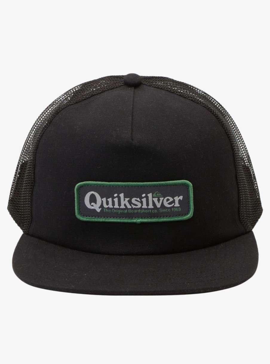 Mens Quiksilver Hats | Pursey 2 Snapback Hat Black