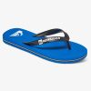 Boys Quiksilver Sandals | Boy'S 8-16 Molokai Flip-Flops Black/Blue/Black