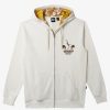 Mens Quiksilver Sweatshirts & Hoodies | Andy Y Andy Zip-Up Hoodie Snow White