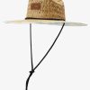 Mens Quiksilver Hats | Outsider Straw Lifeguard Hat Birch