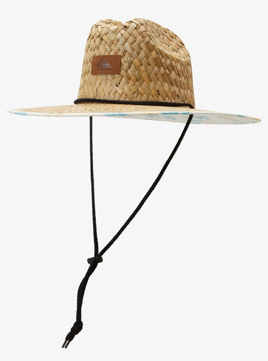 Mens Quiksilver Hats | Outsider Straw Lifeguard Hat Birch