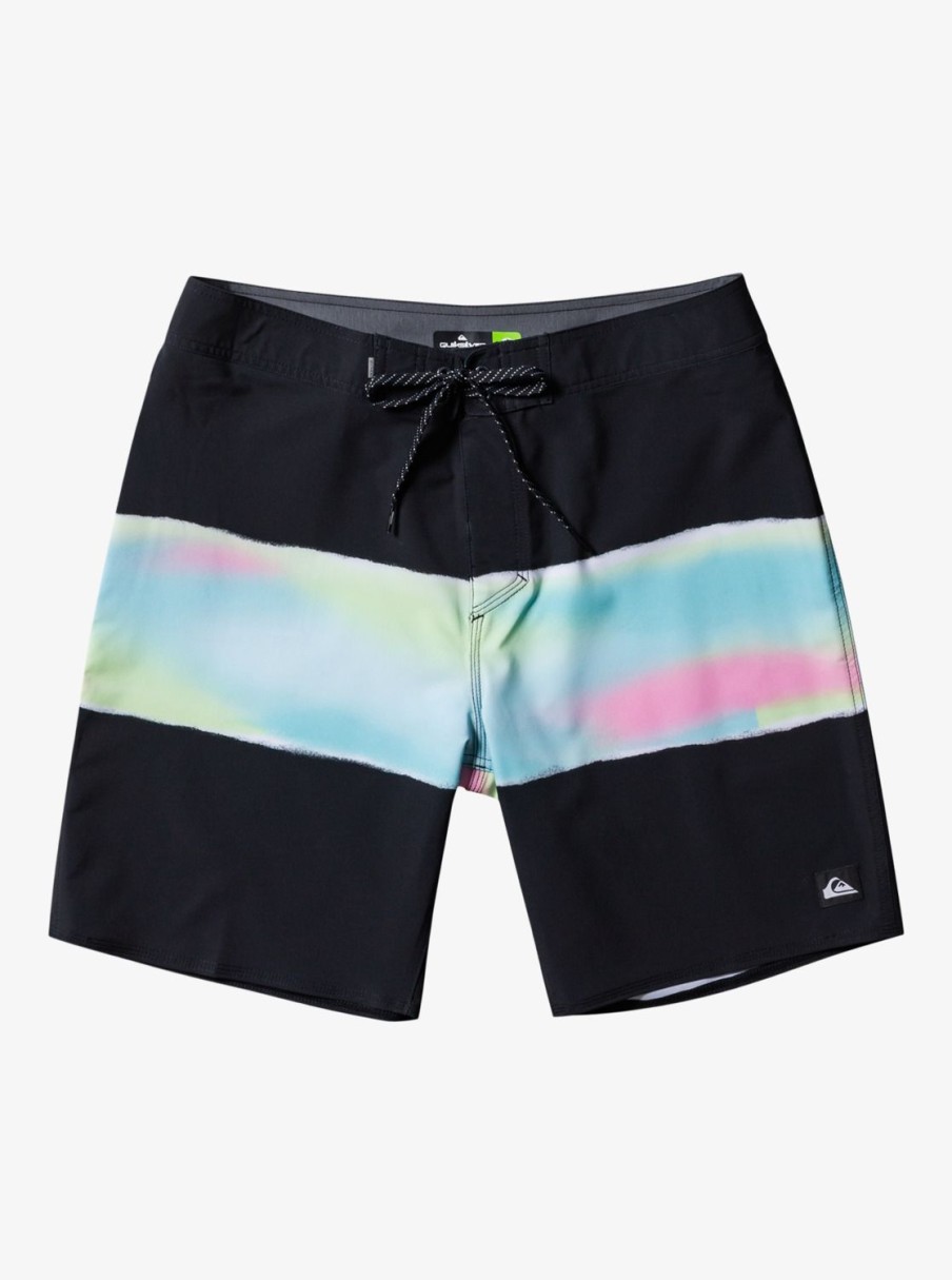 Mens Quiksilver Boardshorts | Surfsilk Air Brush 19" Boardshorts Black