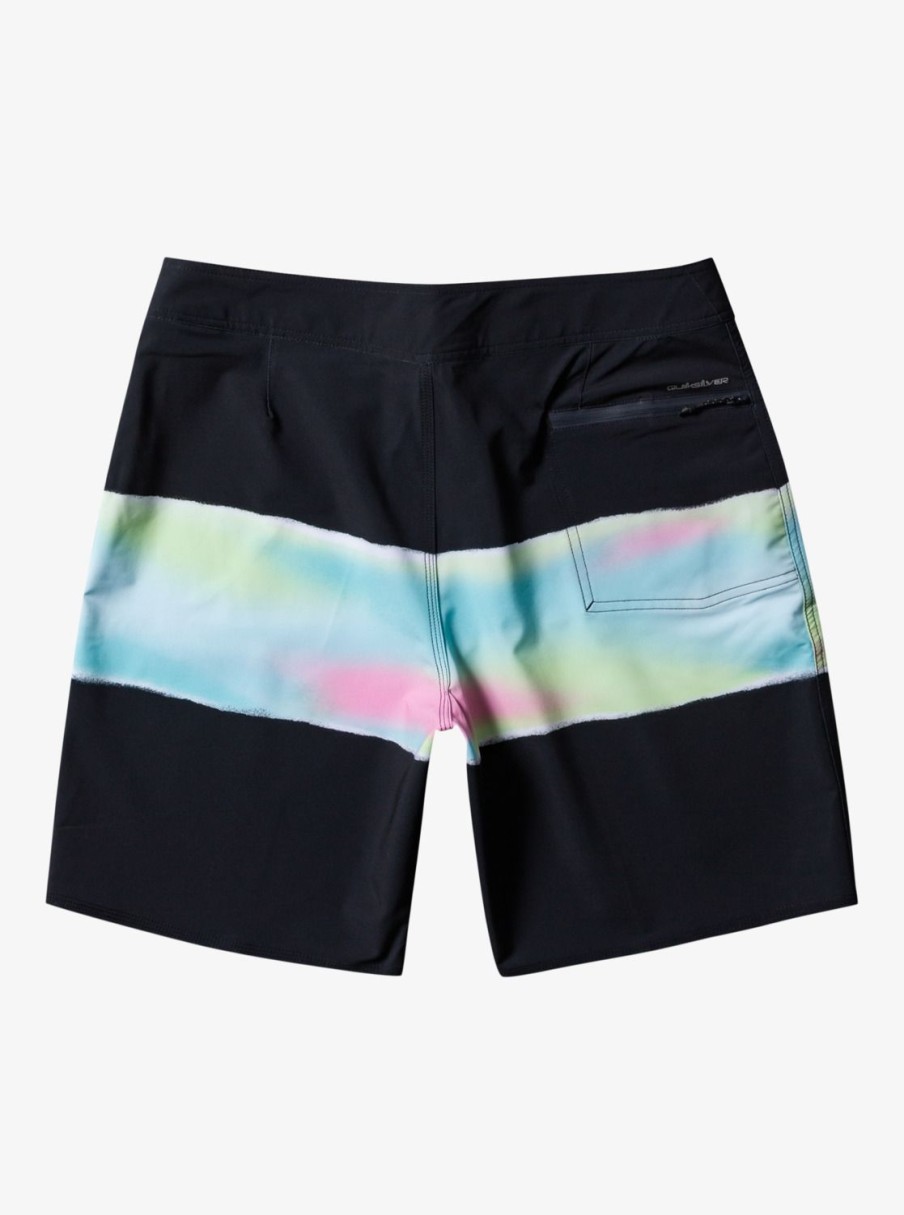 Mens Quiksilver Boardshorts | Surfsilk Air Brush 19" Boardshorts Black