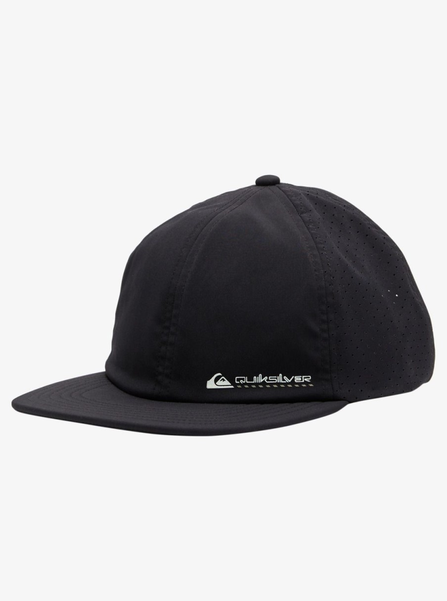 Mens Quiksilver Hats | St Comp Technical Cap Black