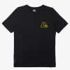 Mens Quiksilver Tees | Island Cap Mtz T-Shirt Black