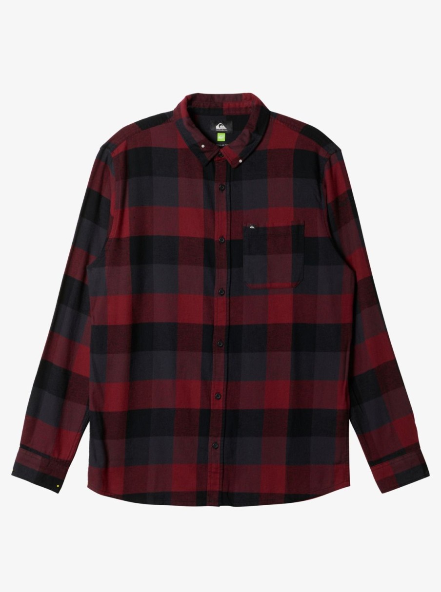 Mens Quiksilver Shirts & Polos | Motherfly Long Sleeve Shirt Black Motherfly