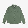 Mens Quiksilver Shirts & Polos | Mikey Long Sleeve Shirt Laurel Wreath