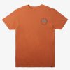 Mens Quiksilver Tees | Protect Our Playground T-Shirt Copper Tan