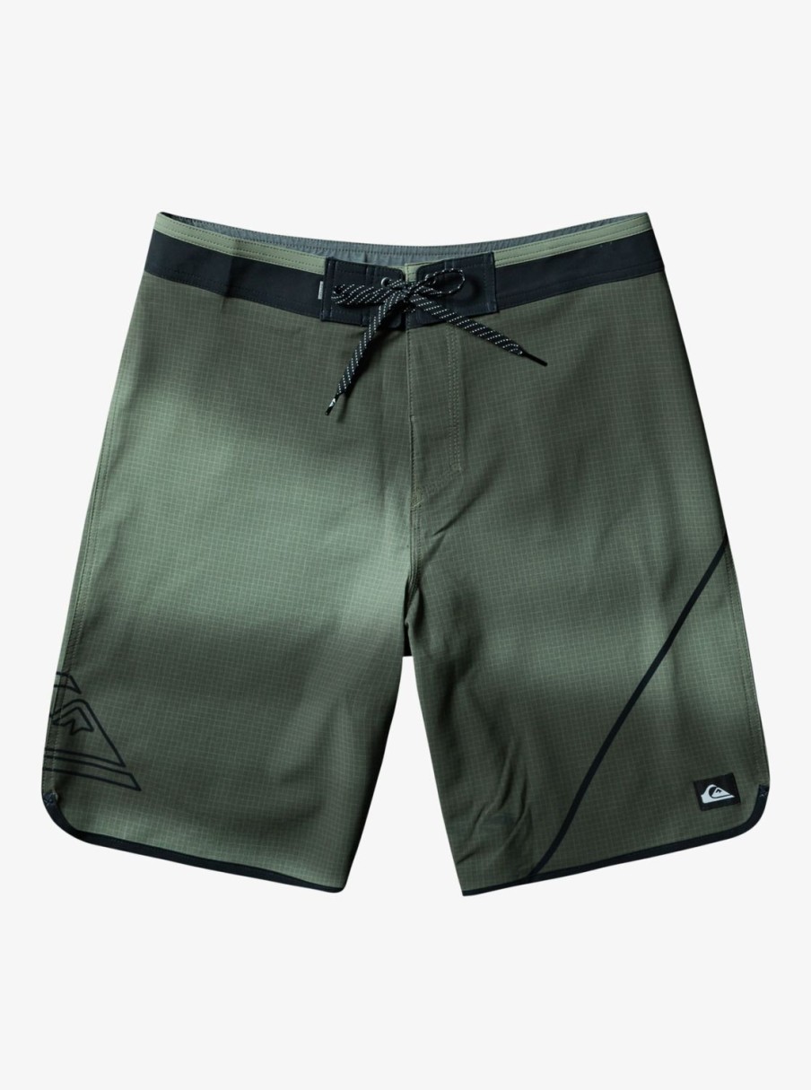 Mens Quiksilver Boardshorts | Surfsilk New Wave 20" Boardshorts Four Leaf Clover