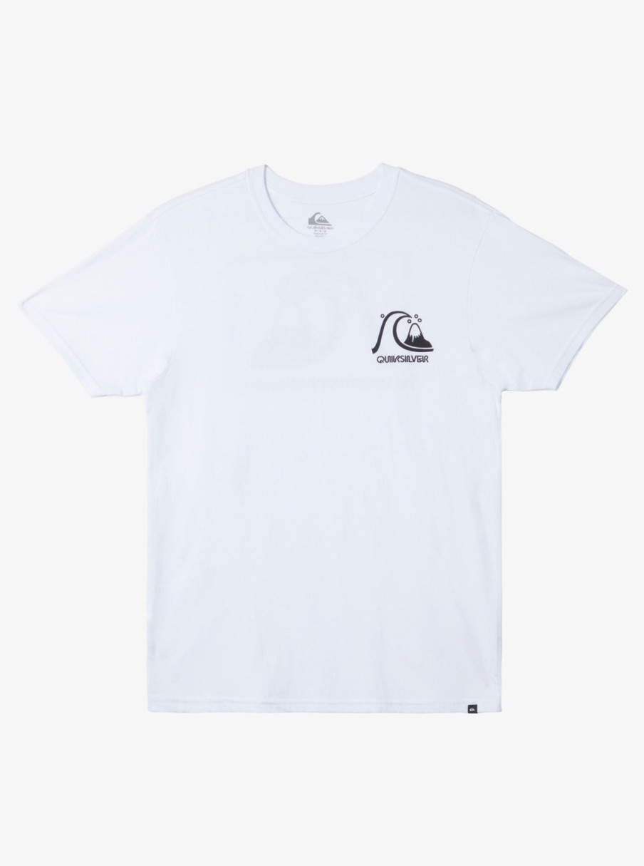 Mens Quiksilver Tees | The Original T-Shirt White