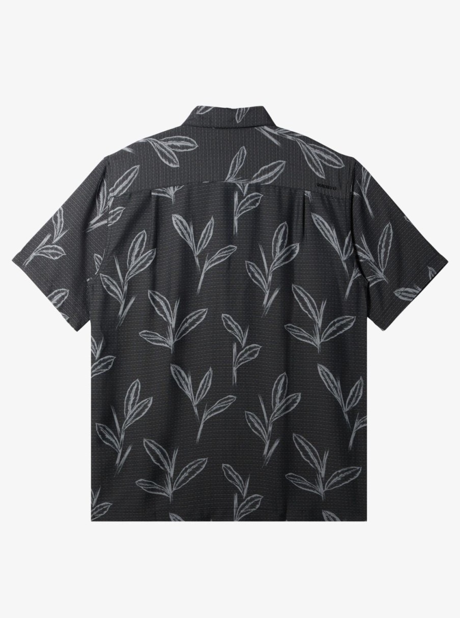 Waterman Quiksilver | Waterman Ginger Stalks Short Sleeve Shirt Black Ginger Stalks