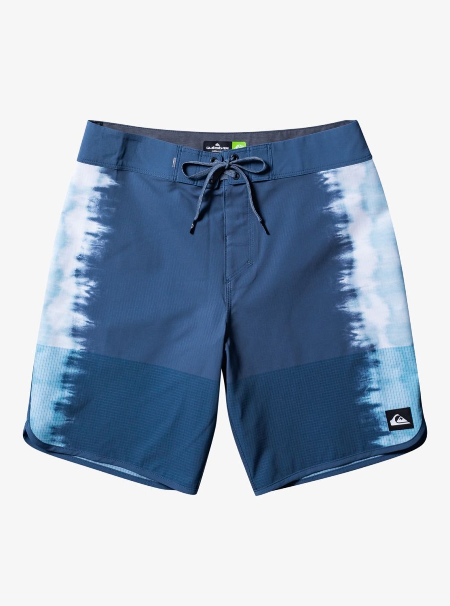 Mens Quiksilver Boardshorts | Highline Scallop 19" Boardshorts Bering Sea