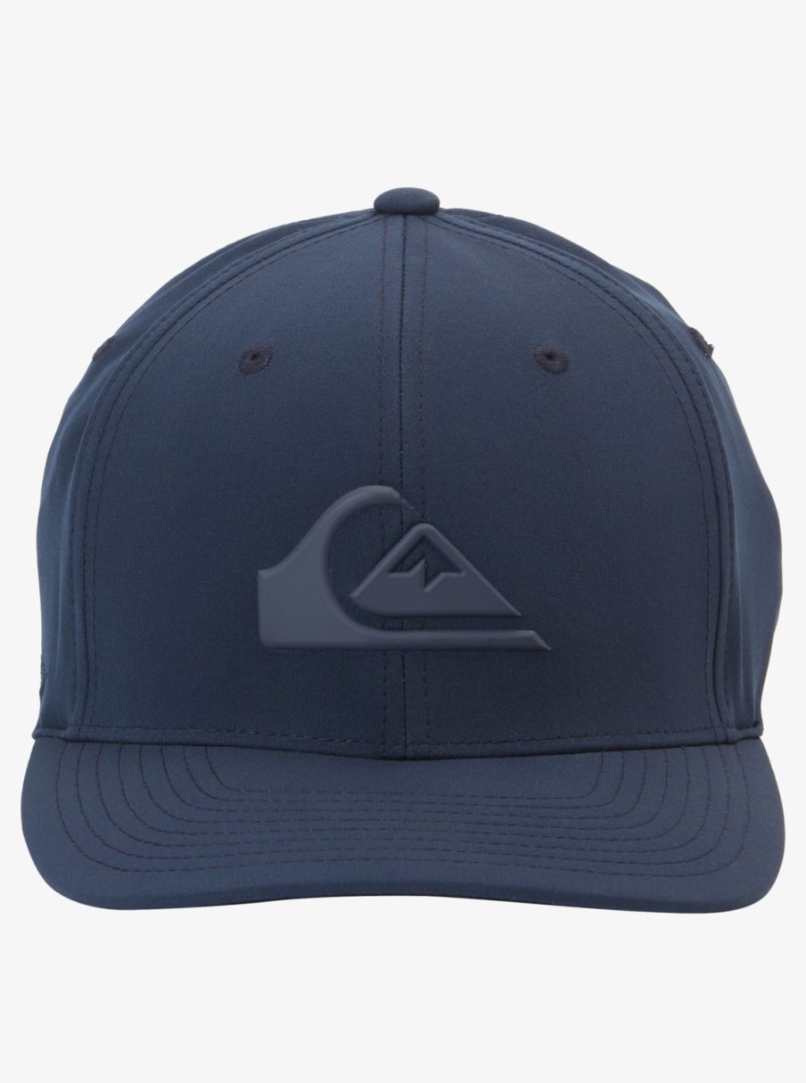 Mens Quiksilver Hats | Amped Up Flexifit Hat Navy Blazer