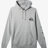 Mens Quiksilver Shirts & Polos | Omni Logo Hoodie Athletic Heather