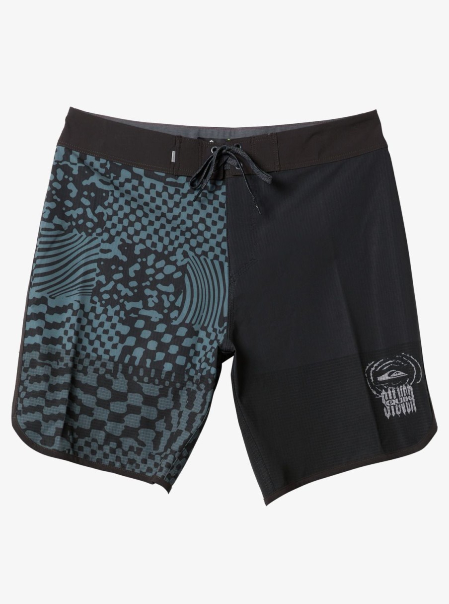 Mens Quiksilver Boardshorts | Highline Scallop 19" Boardshorts Tarmac