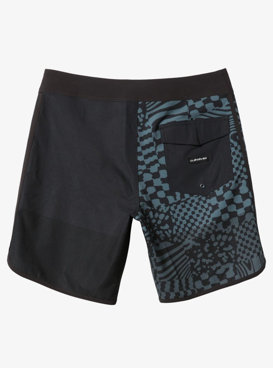 Mens Quiksilver Boardshorts | Highline Scallop 19" Boardshorts Tarmac