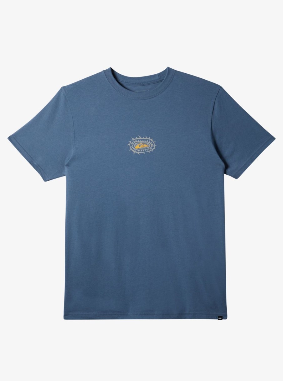 Mens Quiksilver Tees | Urban Surfin T-Shirt Bering Sea