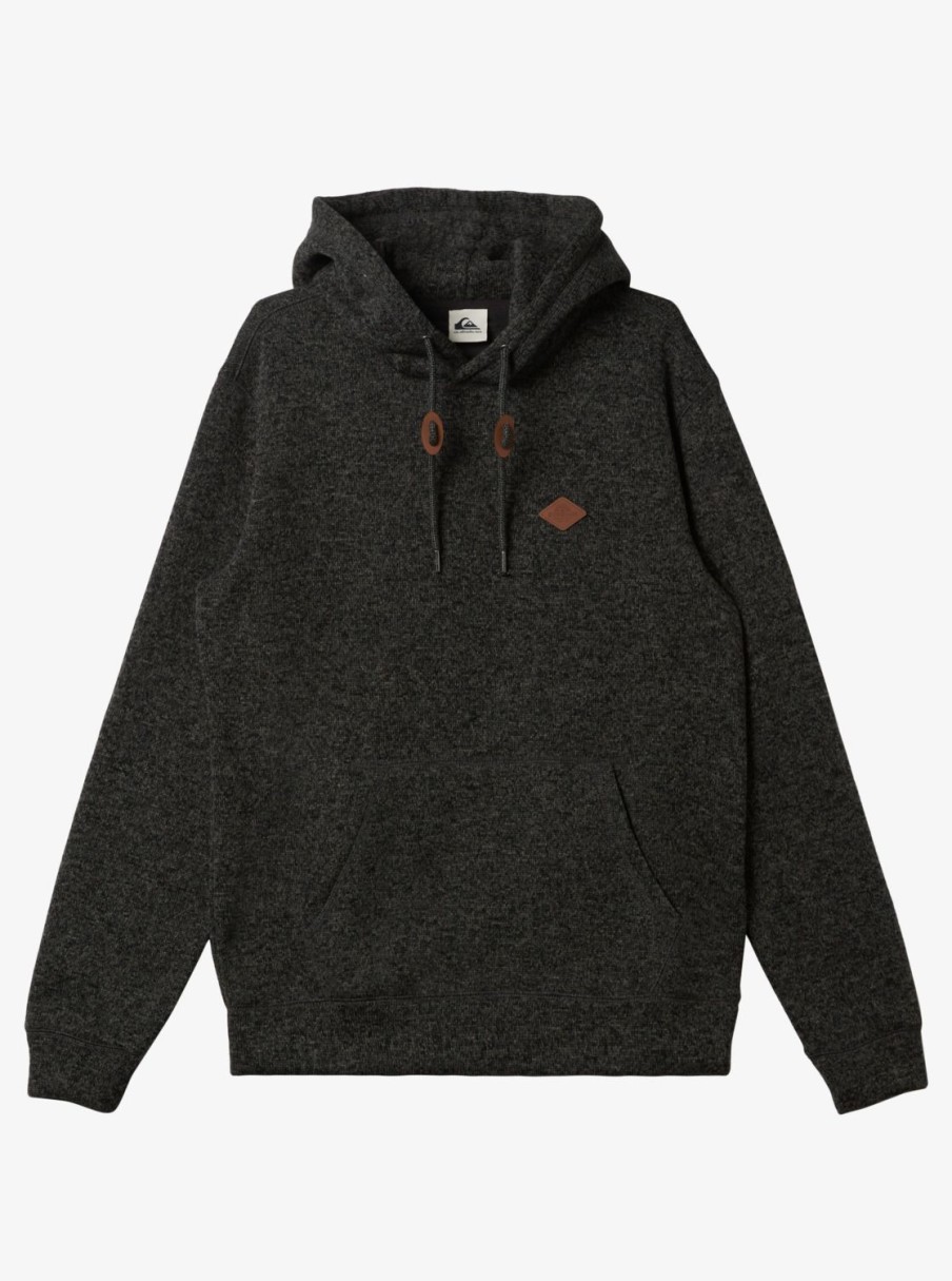 Mens Quiksilver Sweatshirts & Hoodies | Keller Fleece Top Dark Grey Heather