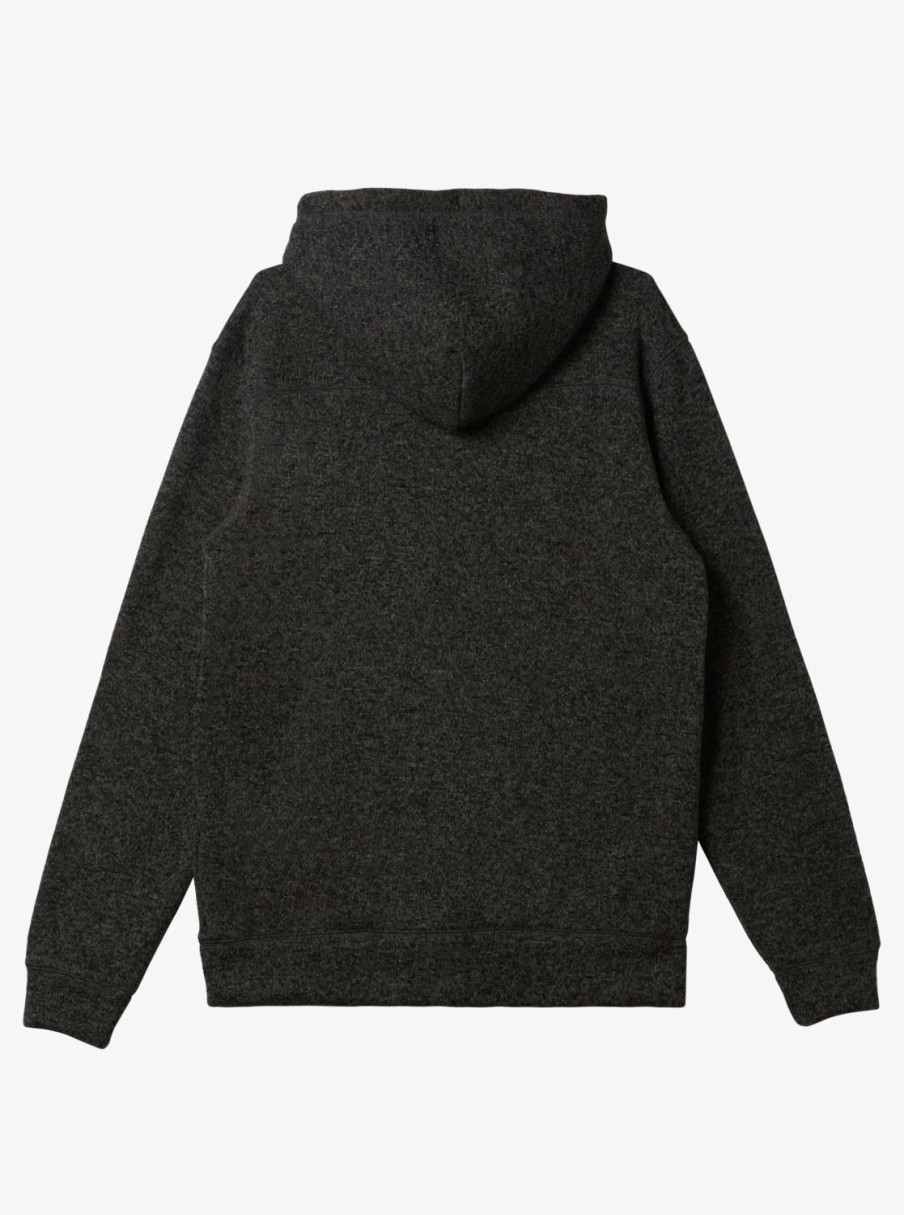 Mens Quiksilver Sweatshirts & Hoodies | Keller Fleece Top Dark Grey Heather