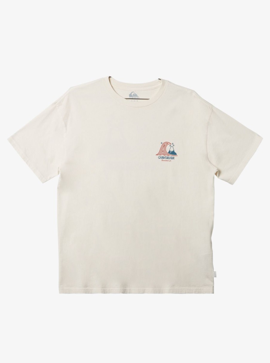 Mens Quiksilver Tees | Roadways Mnd T-Shirt Gardenia