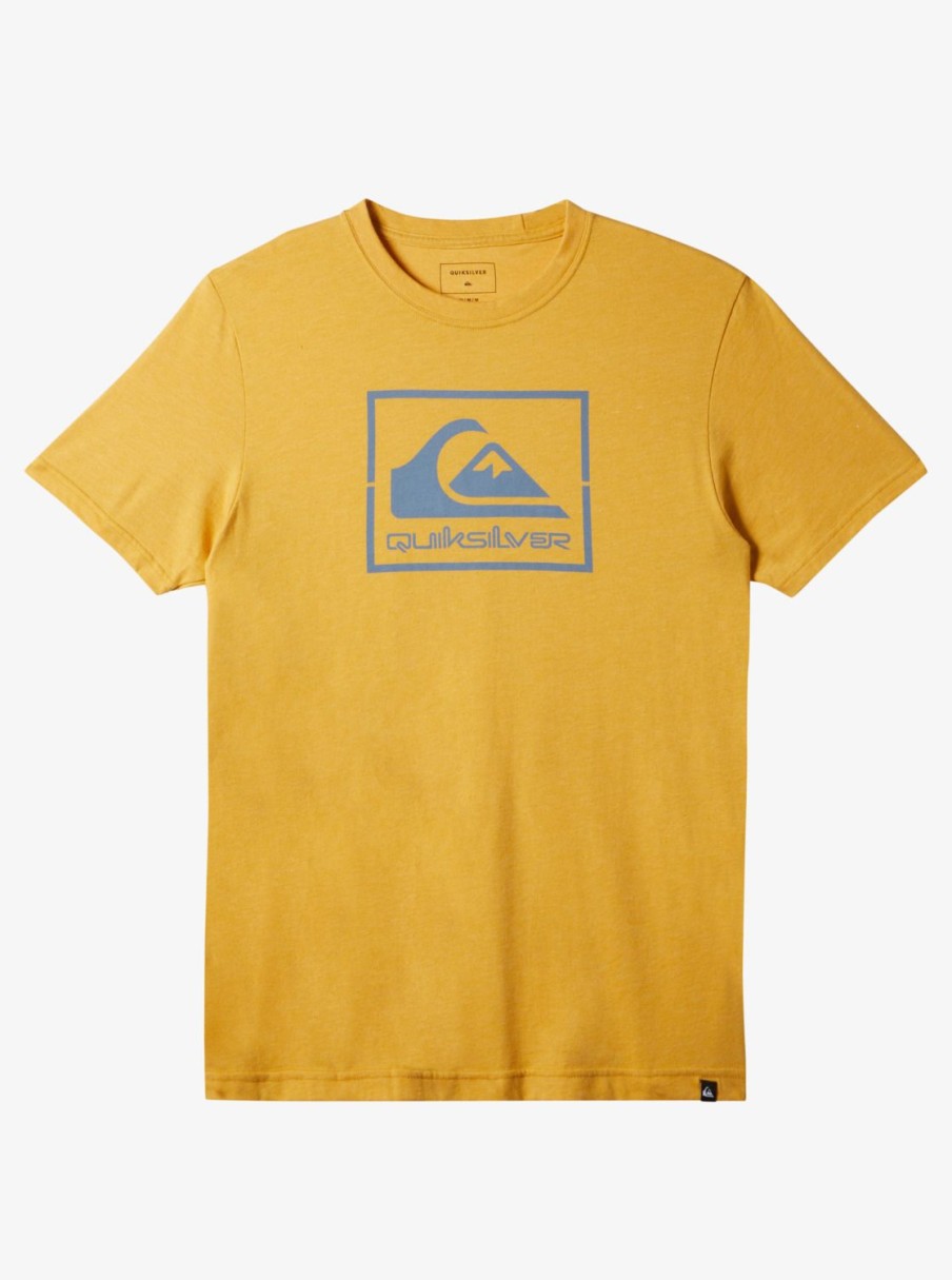 Mens Quiksilver Tees | Casual Encounter T-Shirt Bright Gold Heather