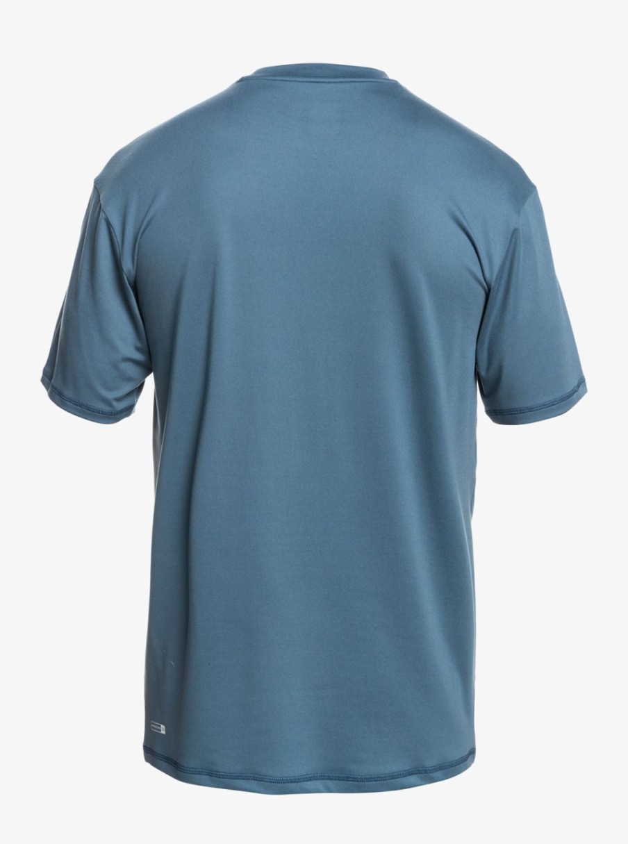 Mens Quiksilver Rashguards | Omni Session Upf 50 Short Sleeve Surf Tee Bering Sea