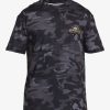 Mens Quiksilver Rashguards | Hi Royalty Surf Short Sleeve Upf 50 Surf T-Shirt Hi Camo Black