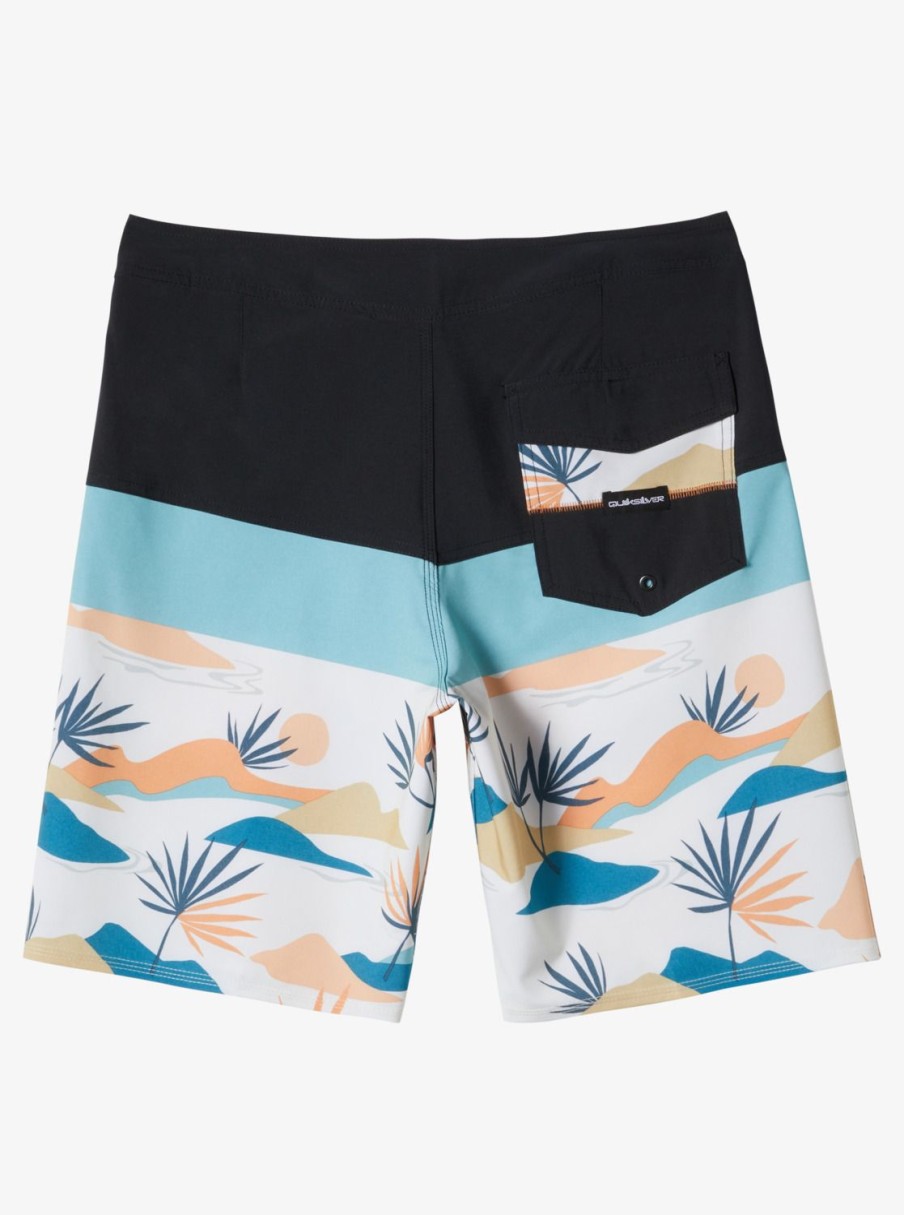 Mens Quiksilver Boardshorts | Surfsilk Panel 20" Boardshorts Iron Gate