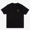 Mens Quiksilver Tees | Waterman Deep Waters Qt-Shirt Black