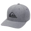 Mens Quiksilver Hats | Amped Up Flexifit Hat Black