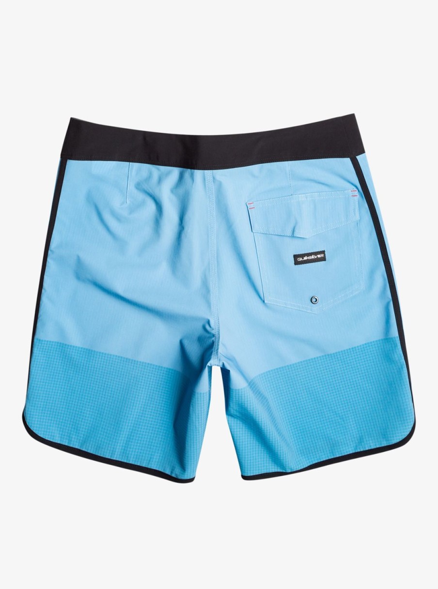 Mens Quiksilver Shorts & Amphibians | Highline Scallop 19" Boardshorts Azure Blue