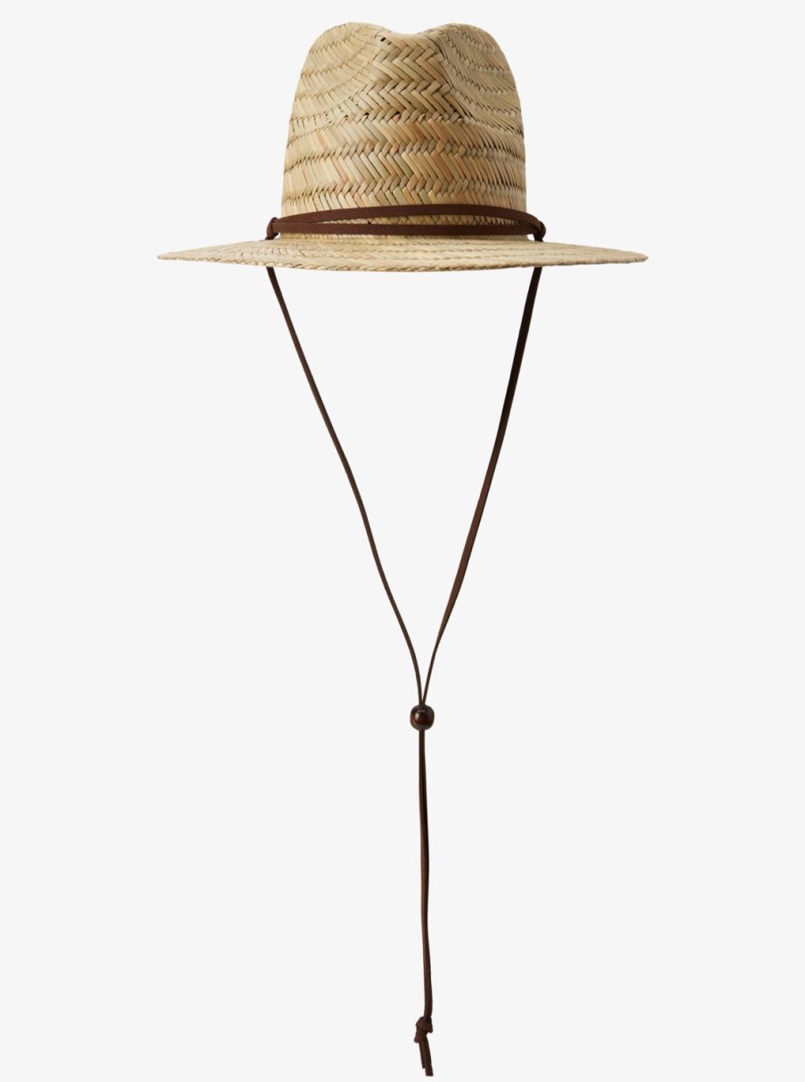 Mens Quiksilver Hats | Jettyside Straw Lifeguard Hat Natural